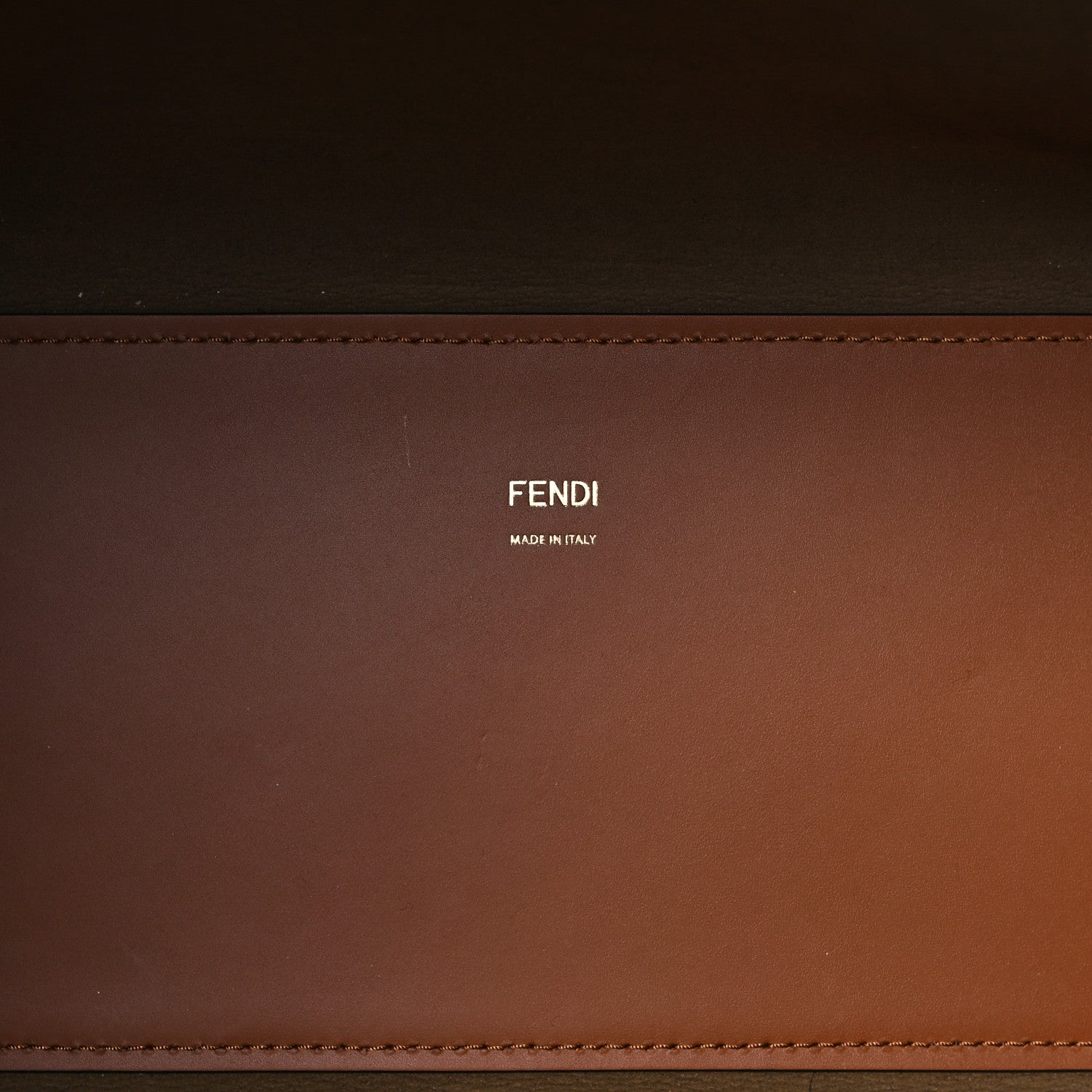 Fendi Vitello King Plexiglass Medium Fendi Sunshine Shopper Tote Cuoio 6 of 9