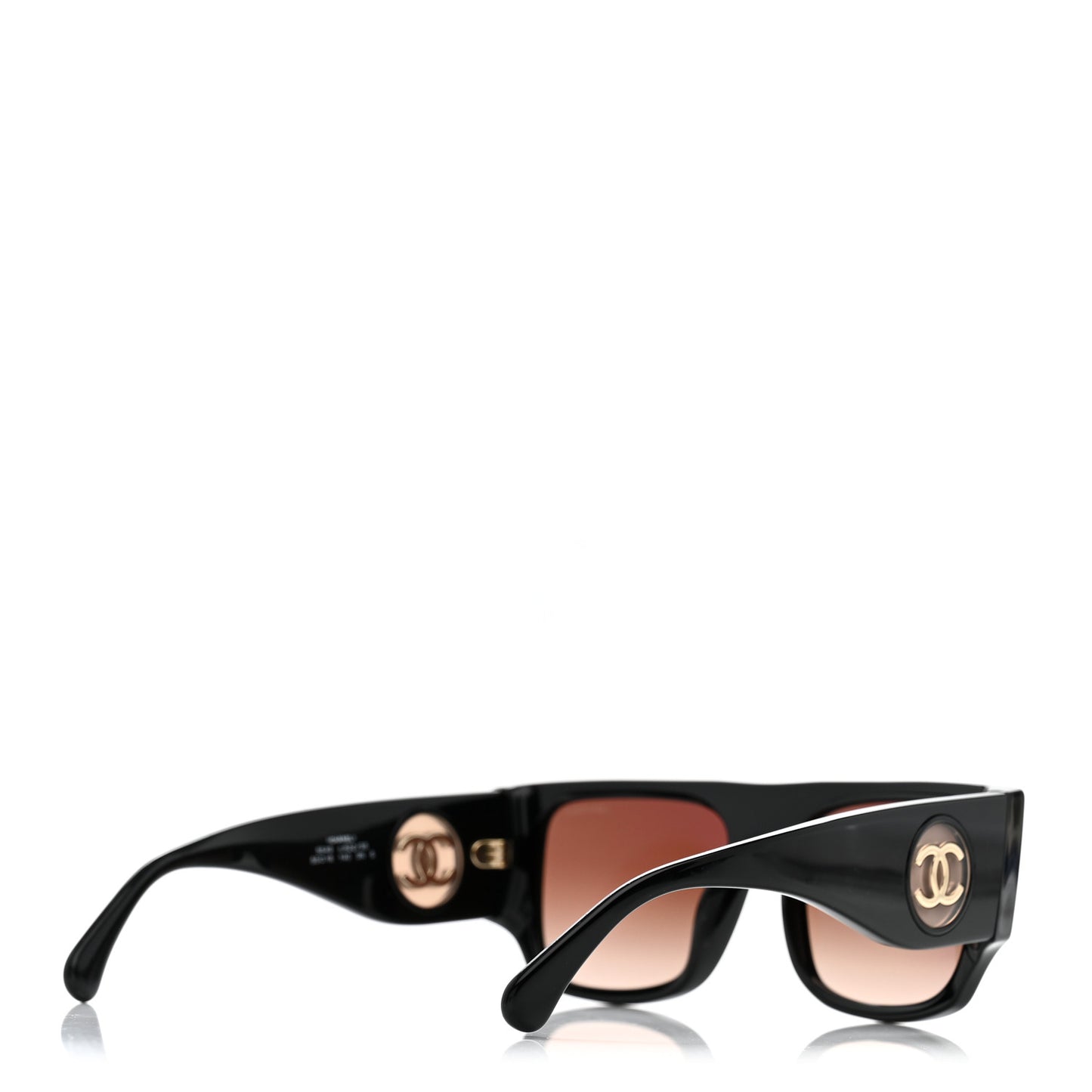 Acetate CC Square Sunglasses 5549 Black