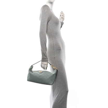 Gucci GG Monogram Web Medium Vanity Light Blue 2 of 10