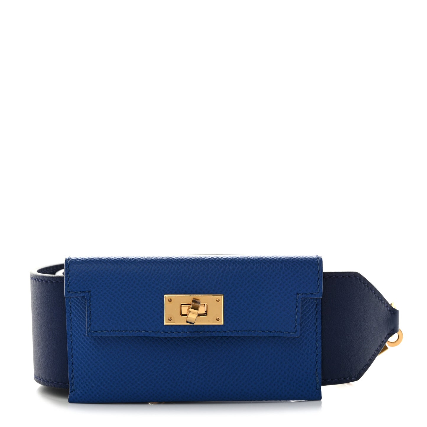 Swift Epsom Pocket Kelly Shoulder Strap Bleu Saphir Bleu France