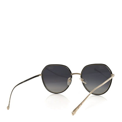 Chanel Metal Polarized Round Sunglasses 4251-J Gold Black 4 of 7