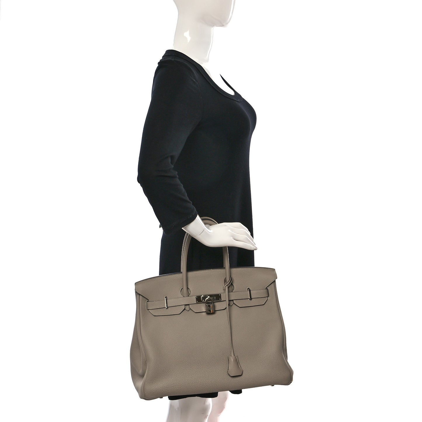 Togo Birkin 35 Gris Tourterelle