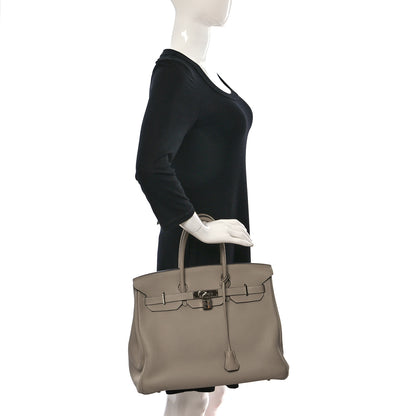 Hermes Togo Birkin 35 Gris Tourterelle 2 of 17