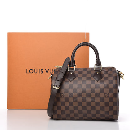 Louis Vuitton Damier Ebene Speedy Bandouliere 25 11 of 11