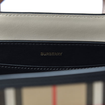 Burberry Calfskin Vintage Check Triple Stud Mini Belt Bag Archive Beige 6 of 11
