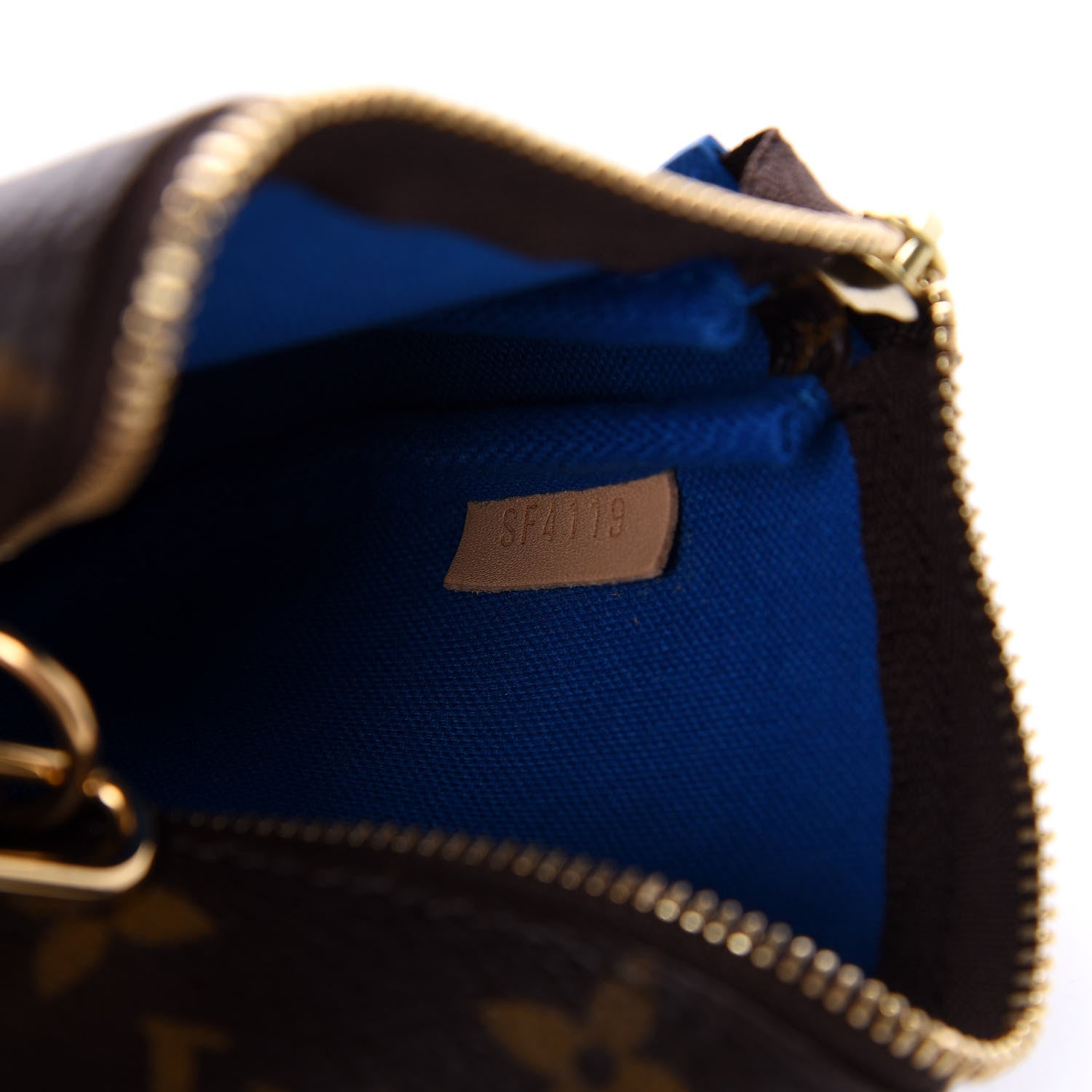 Louis Vuitton Monogram 2019 Christmas Animation Mini Venice Pochette Accessories Blue 8 of 10