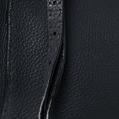 Fendi Cuoio Romano Selleria Bi-Color Medium Peekaboo Iconic Satchel Asfalto Latte 14 of 15