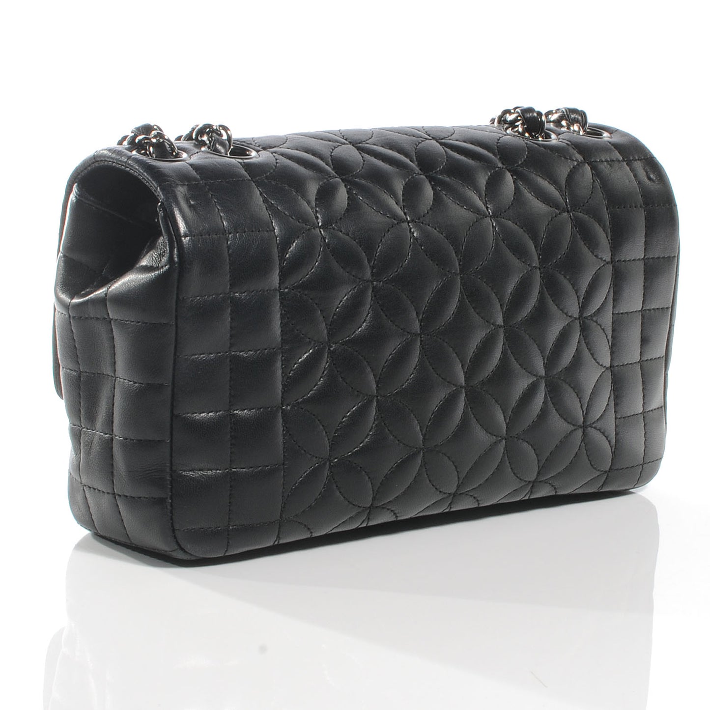 Lambskin Medium Flap Black