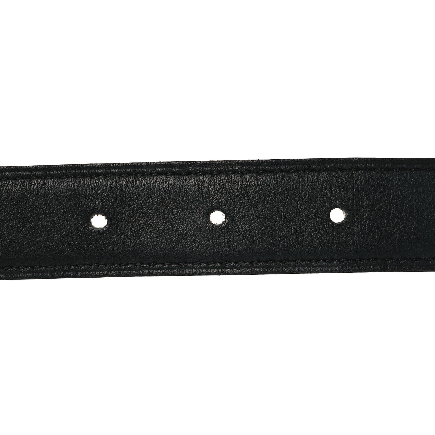 Swift Epsom 24mm H au Carre Twist Belt 90 36 Black Gold
