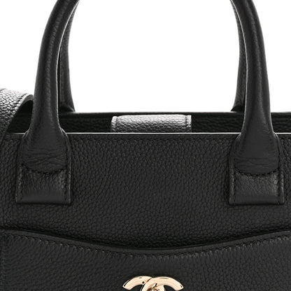 Chanel Grained Calfskin Mini Neo Executive Shopper Tote Black 9 of 13