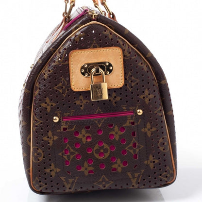 Louis Vuitton Monogram Perforated Speedy 30 Fuchsia 5 of 8