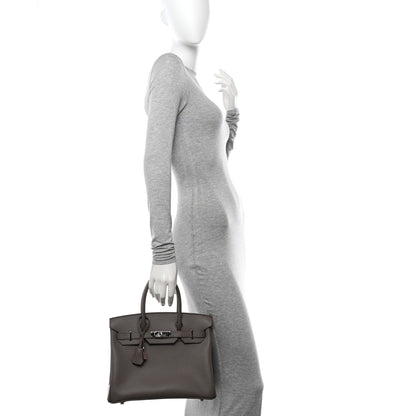 Hermes Epsom Birkin 30 Etain 2 of 13