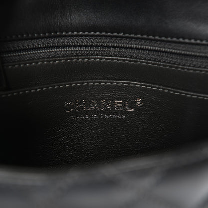 Chanel Lambskin Quilted Mini Square Flap Dark Grey 6 of 14