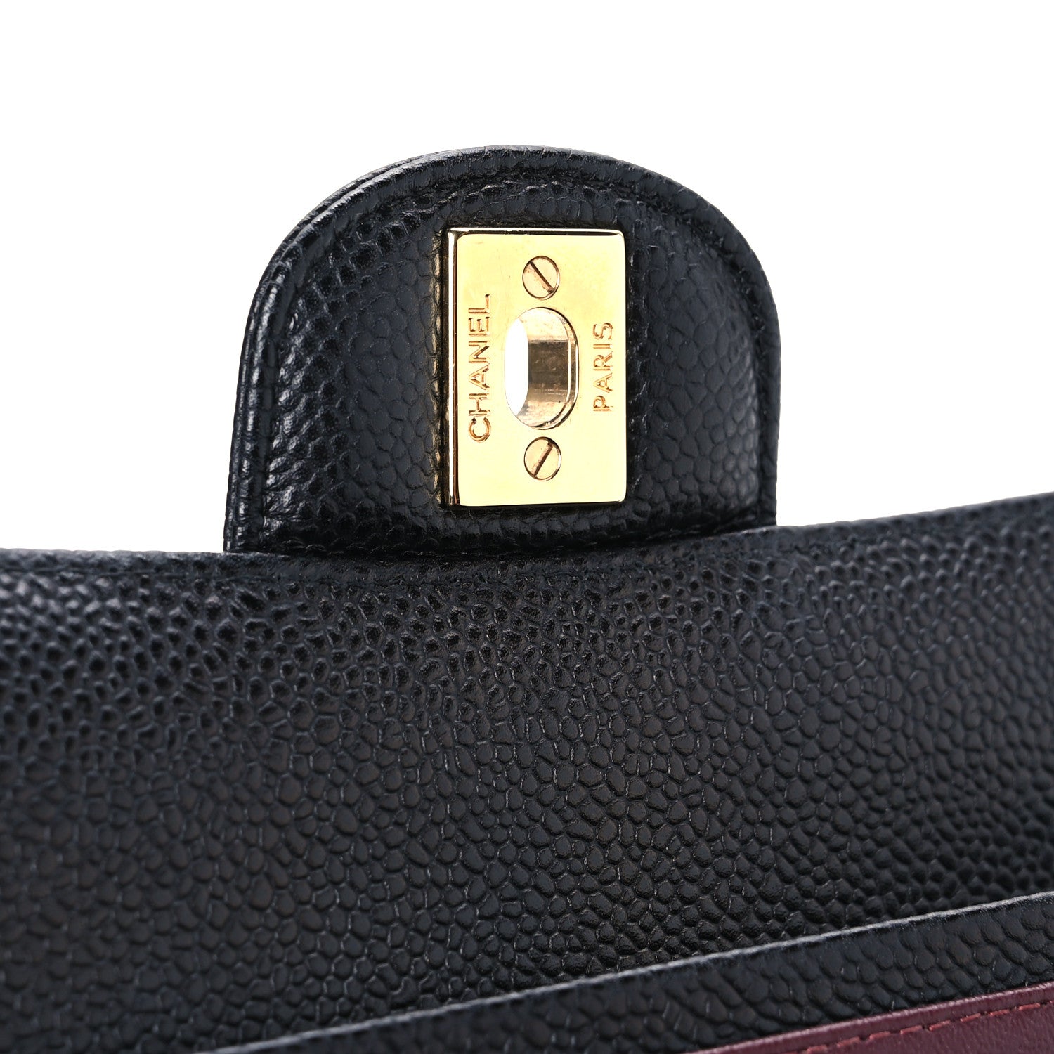 Chanel Caviar Quilted Medium Double Flap Black 7 of 11