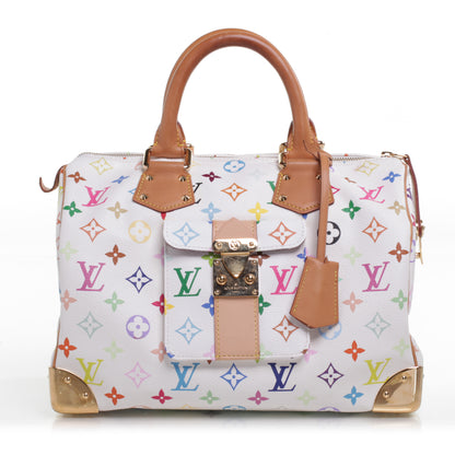 Louis Vuitton Monogram Multicolor Speedy 30 White 1 of 8