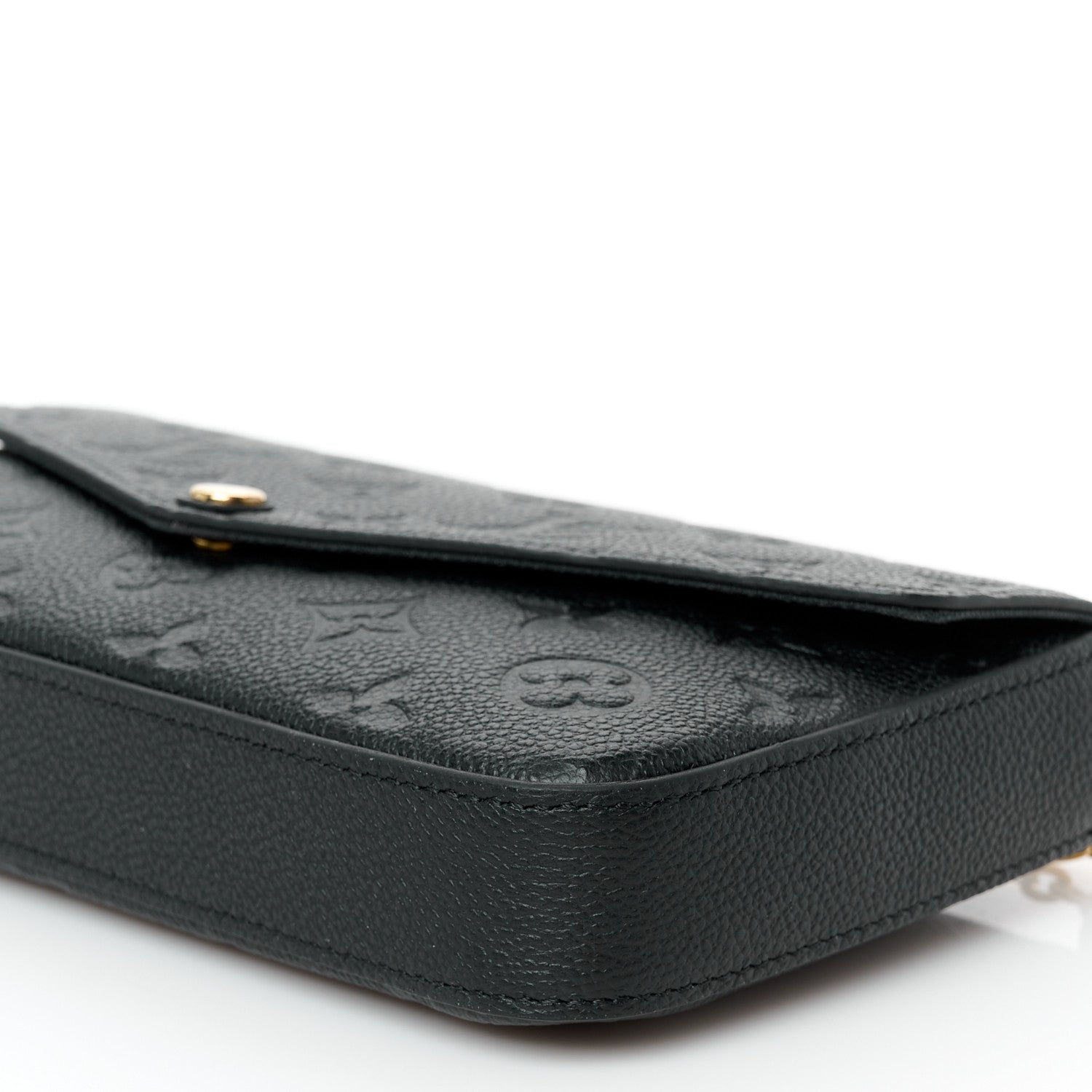 Louis Vuitton Empreinte Pochette Felicie Chain Wallet Black 9 of 10