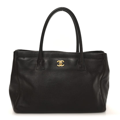 Chanel Calfskin Cerf Executive Shopper Tote Brown 1 of 11