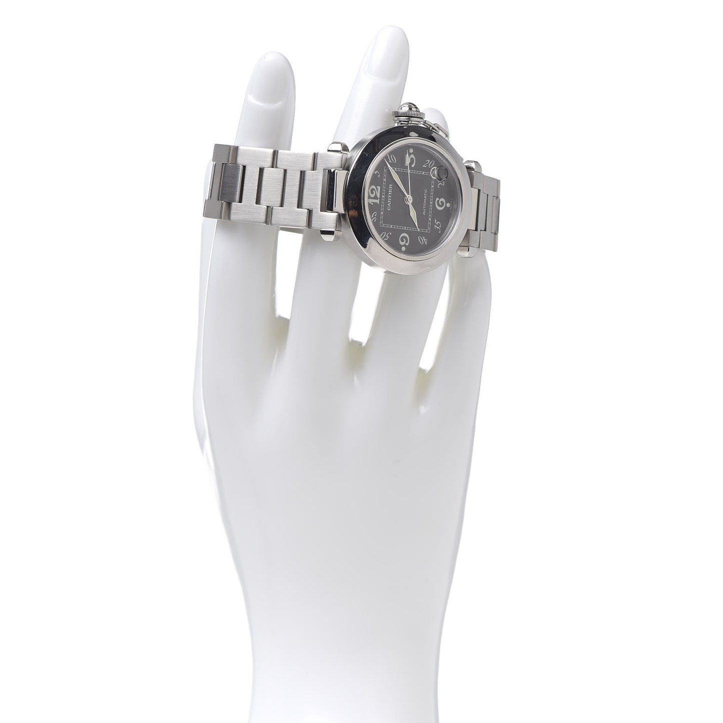 Stainless Steel 35mm Pasha C Automatic Watch Black