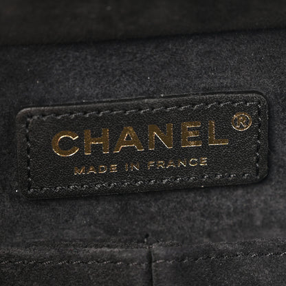 Chanel Calfskin Quilted Travel Kit Vanity Case Black 6 of 11