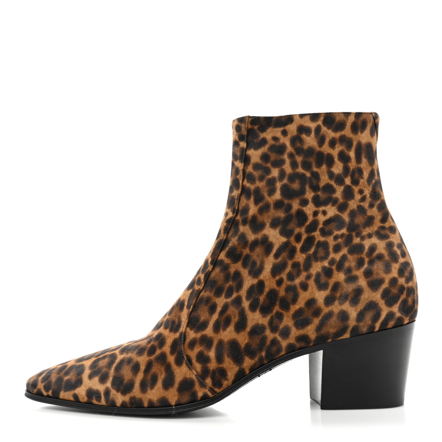 Saint Laurent Mens Vassili Suede Leopard Boots 42.5 1 of 9