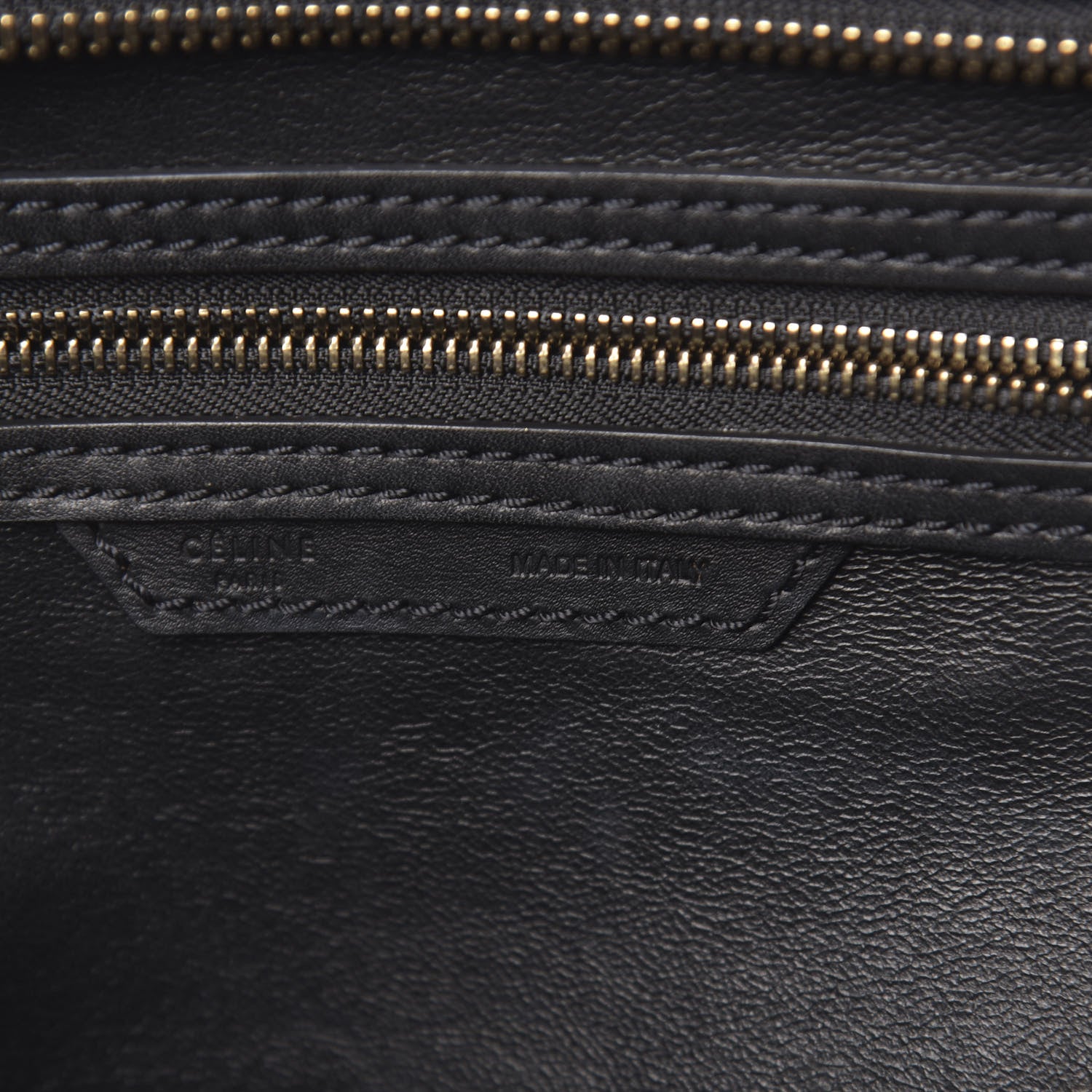 Celine Smooth Calfskin Mini Luggage Black 6 of 13