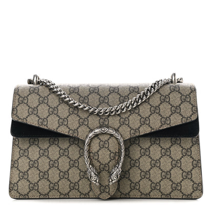 Gucci GG Supreme Monogram Small Dionysus Shoulder Bag Black 1 of 11