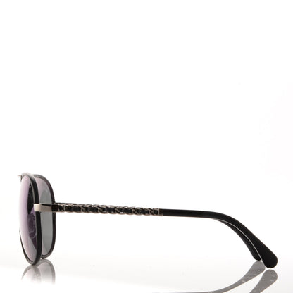 Chanel Pilot Winter Sunglasses 4219 Navy 3 of 7