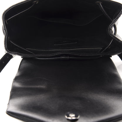 Saint Laurent Calfskin Y Quilted Monogram Small Loulou Backpack Black 4 of 11