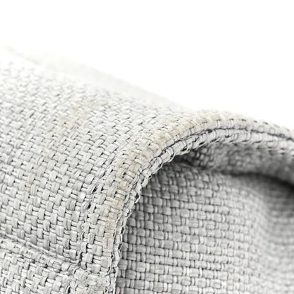 Chanel Woven Straw Raffia Small Deauville Tote Grey 9 of 10