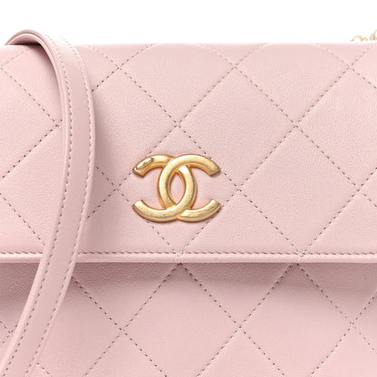 Chanel Calfskin Quilted Pearl Small About Pearls Hobo Bag Light Pink 8 of 10