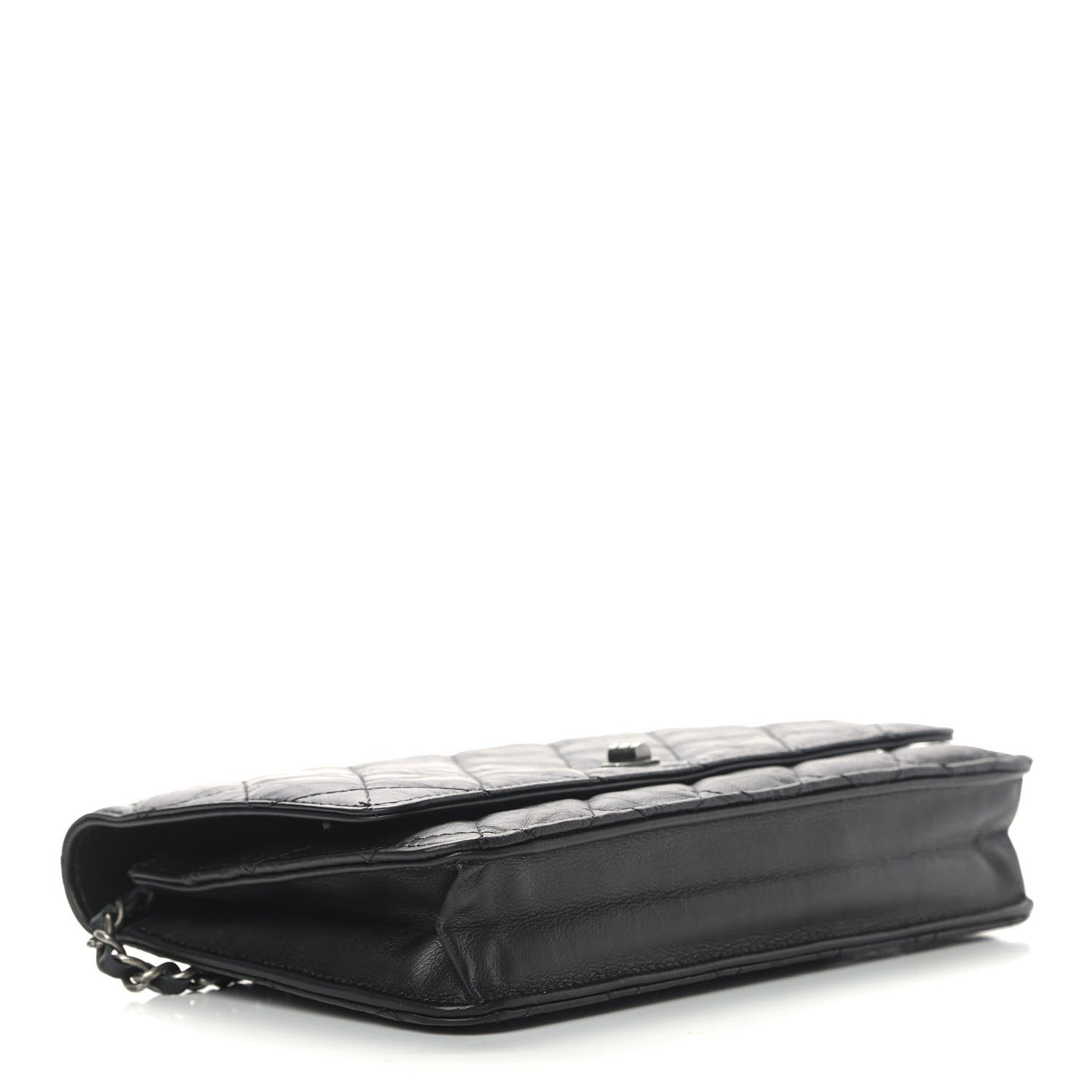 Aged Calfskin Reissue Wallet On Chain WOC Black