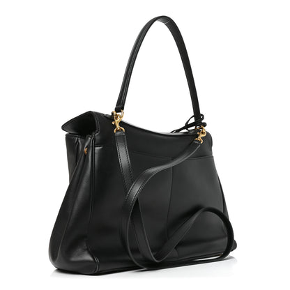 Balenciaga Natural Smooth Calfskin Medium Rodeo Top Handle Handbag Black 3 of 9