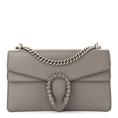 Gucci Pebbled Calfskin Small Dionysus Shoulder Bag Dusty Grey 1 of 14