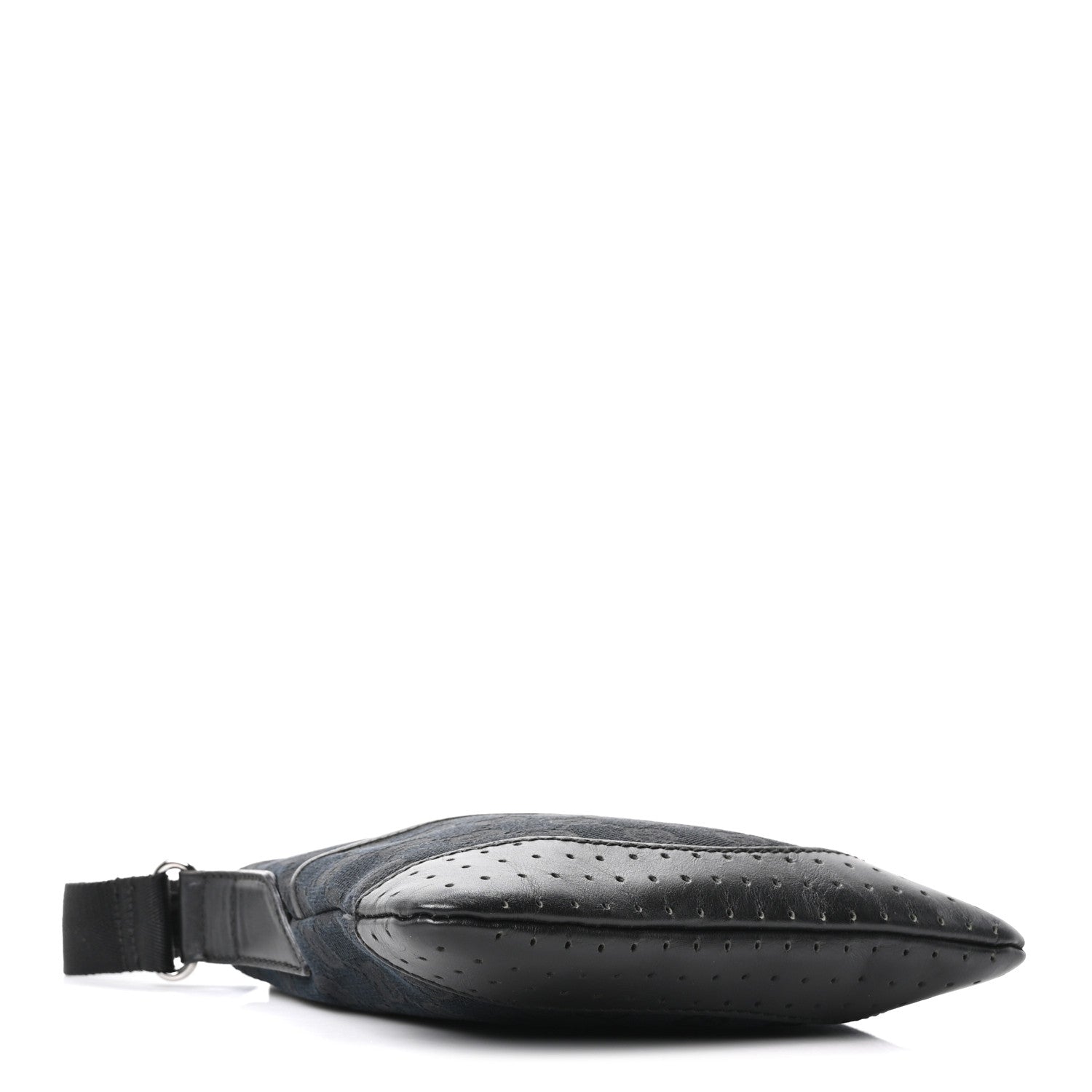 Gucci Monogram Small Perforated Messenger Black 4 of 10