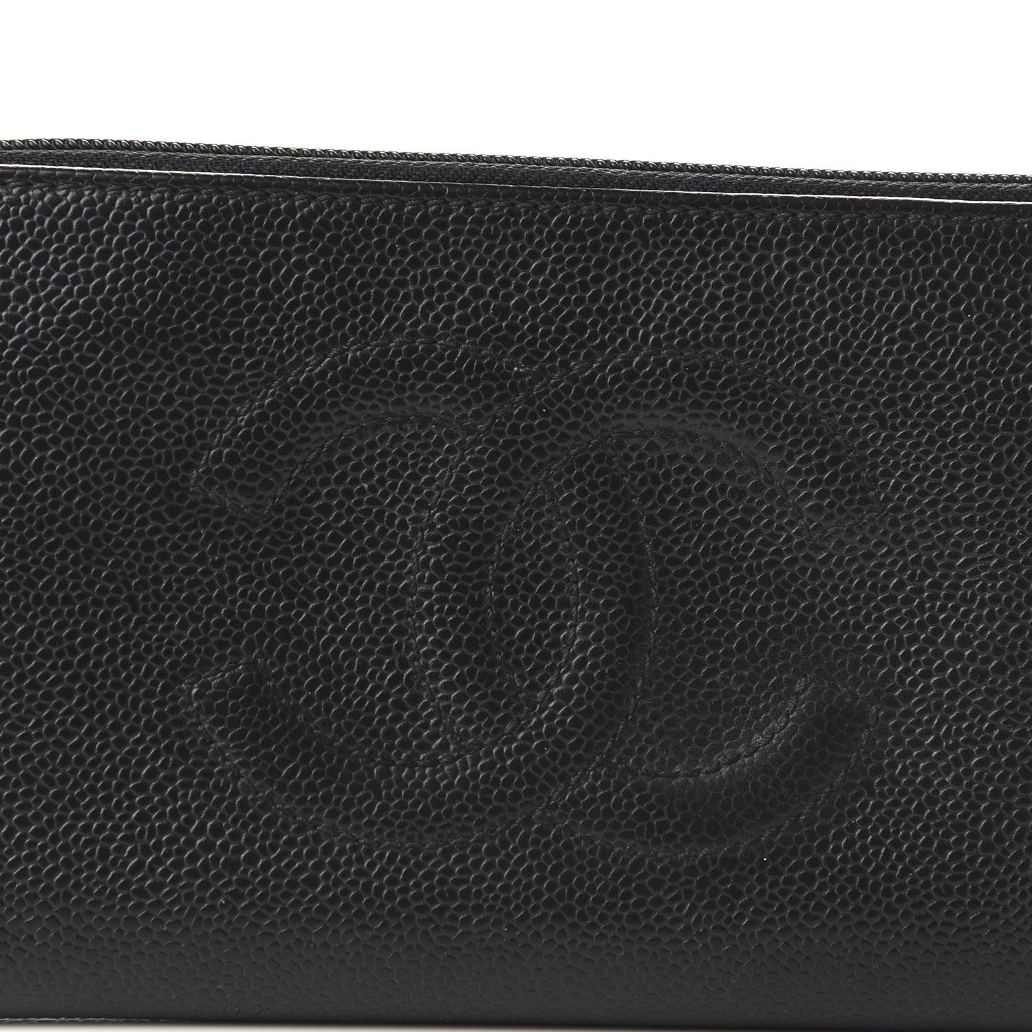 Chanel Caviar Large Timeless CC Zip Around Wallet Black 13 of 16