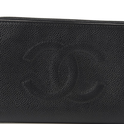 Chanel Caviar Large Timeless CC Zip Around Wallet Black 13 of 16