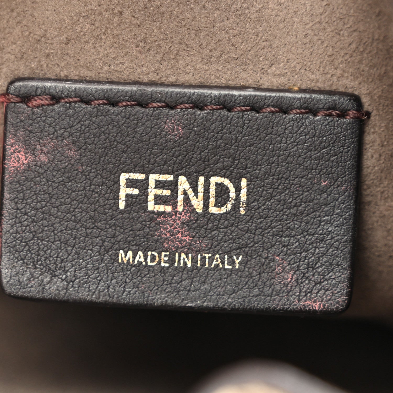 Fendi Suede Vitello Grace F is Fendi Micro FF Mini Mon Tresor Bucket Bag Nude Spring Maya 6 of 15