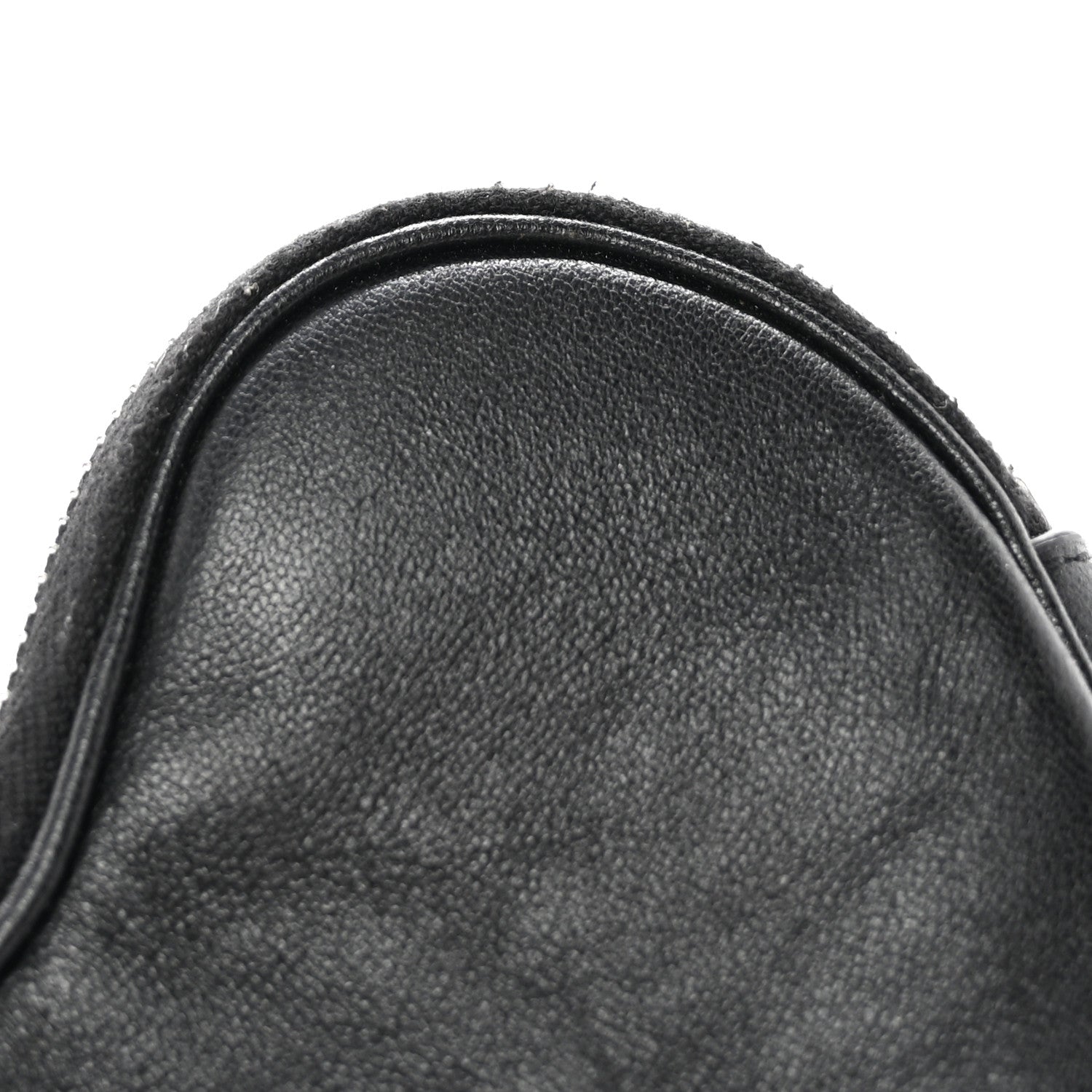 Saint Laurent Calfskin Heart Embossed Monogram Heart Key Pouch Black 6 of 6