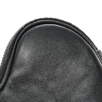 Saint Laurent Calfskin Heart Embossed Monogram Heart Key Pouch Black 6 of 6
