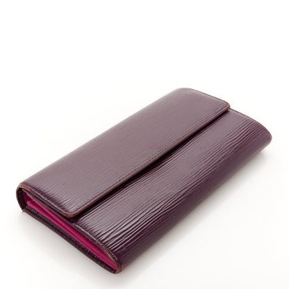 Louis Vuitton Epi Sarah Wallet Cassis 4 of 10