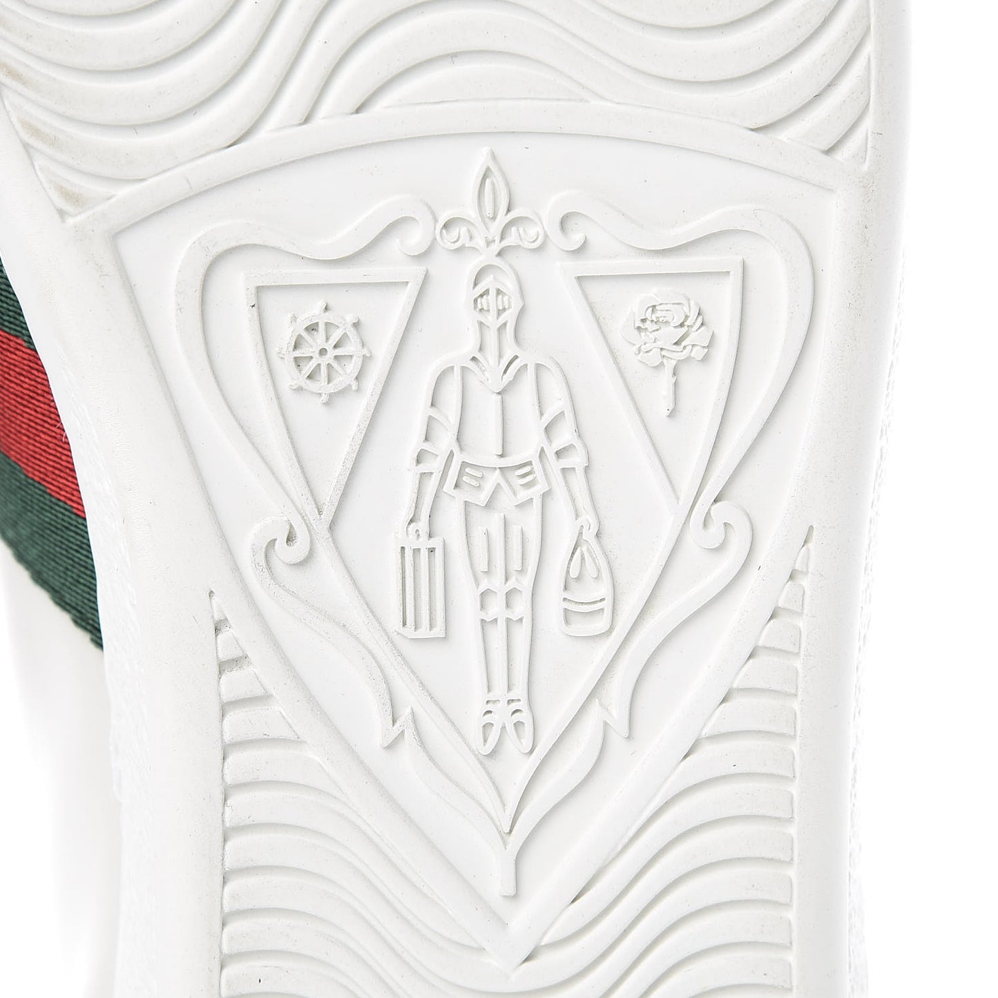 Calfskin Ayers Web Heart Embroidered Ace Sneakers 36 White