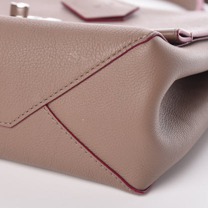 Louis Vuitton Soft Calfskin Lockme II Top Handle Taupe Glace 9 of 11