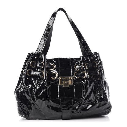 Jimmy Choo Crushed Patent Ramona Black 1 of 15