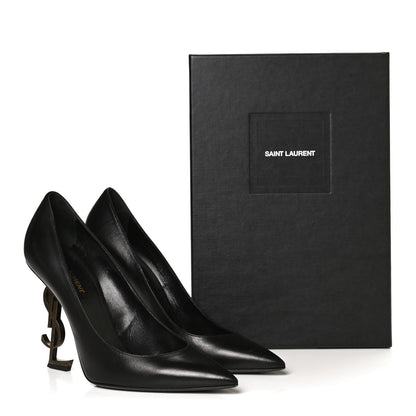 Saint Laurent Calfskin Opyum 110 Pumps 40.5 Black 11 of 11