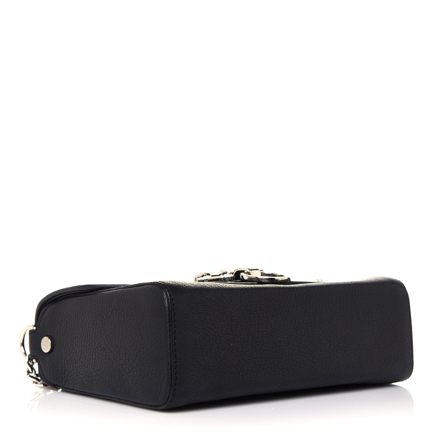 Goatskin Obsedia Shoulder Bag Black