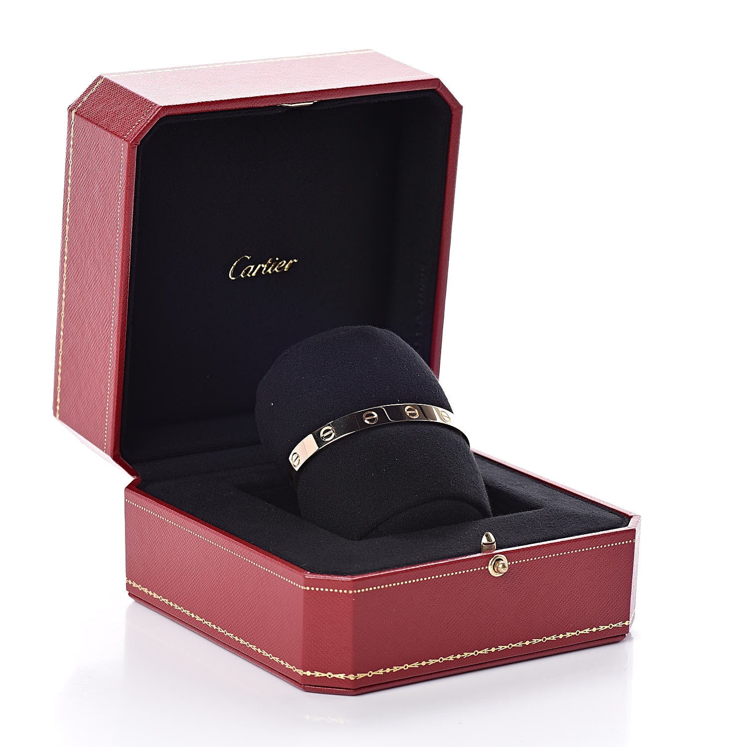 Cartier 18K Yellow Gold LOVE Cuff Bracelet 17 6 of 6