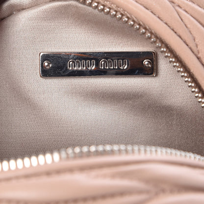 Miu Miu Nappa Matelasse Mini Backpack Cammeo 6 of 6
