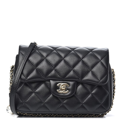 Chanel Lambskin Quilted Small My Precious Flap Black 1 of 11