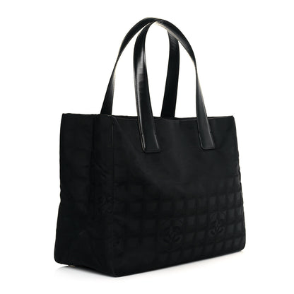 Chanel Nylon Medium Travel Tote Black 4 of 11