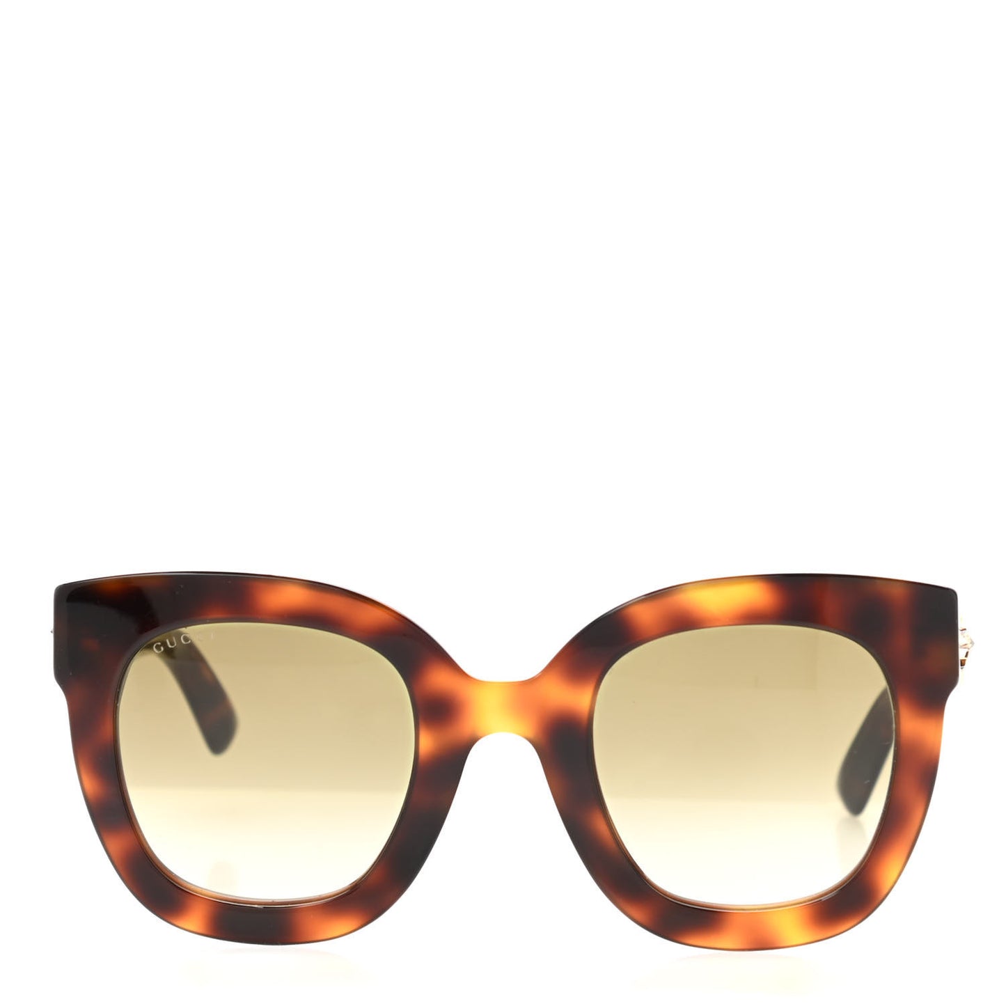 Round Frame Star Sunglasses GG0208S Tortoise